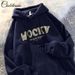 Hooded Sweatshirt With Men's Fleece American Street Clothes For Autumn And Winter, Trendy Brand High Weight Jacket_viptrois.com