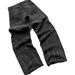 Men's Clothing Retro Country High Setting Retro Black Patchwork Hole Jeans Hip Hop_viptrois.com