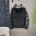 Classic Embroidered Small Logo On The Chest, Embroidered Hooded Zipper Jacket, Versatile For Men And Women_viptrois.com