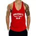 Summer Vest For Men, Loose-fitting Waistcoat, Basketball Trendy Sports Fitness Undershirt, I-shaped Sleeveless T-shirt_viptrois.com