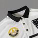 Men's Casual Short Sleeve Polo Shirt With Letter Print - Breathable & Stylish Summer Top For Everyday Wear_viptrois.com