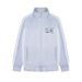 American Street Style Striped Embroidered Design Stand Collar For Men And Women 2025 Trendy Loose Casual Sports Jacket_viptrois.com