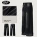 Men's Clothing Street Personality Washed And Distressed Leopard Print Wide Leg Jeans Washed And Distressed Loose Wasteland Style Straight Pants_viptrois.com