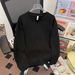Men's Long Sleeve V-Neck Stripe T-Shirt - Loose Fit Casual Tee For Teens & Young Adults, Retro American Style_viptrois.com