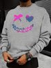 Men's Loose Casual Fashionable Smiling Face Pattern Printed Round Neck Long Sleeved Sweatshirt For Autumn And Winter_viptrois.com