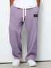 Men's Spring And Autumn Loose, Drape Straight-leg Sweatpants And Wide-leg Sporty Casual Pants_viptrois.com