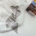 French Style Paisley Ribbon Ponytail Bowknot Hair Tie Bag Handle Strap Gift Box Small Scarf_viptrois.com