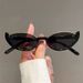 New Cat Eye Sunglasses European And American Fashion Internet Celebrity Same Style INS Glasses Simple And Avant Garde Sunglasses_viptrois.com