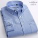 Men's Slim-Fit Oxford Striped Shirt – Wrinkle-Resistant, Breathable & Stylish Casual Wear_viptrois.com