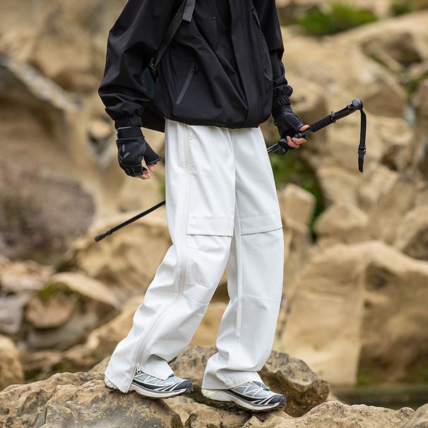 Men's Clothing Mountain Outdoor Assault Pants Men's Climbing Sports Side Opening Casual Pants Functional Style Workwear Trousers_viptrois.com