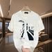 Visual Effect T-shirt Summer Pure Cotton Short Sleeved 2025 New Designer Men's High-end Casual Top_viptrois.com