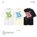 Men's Clothing Fun Letter Print Pure Cotton Short Sleeved T Shirt_viptrois.com