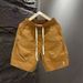 Korean Style Men's Casual Cargo Pants Quick Drying Loose Fitting Straight Leg Five Point Length Trendy Versatile Shorts_viptrois.com