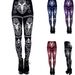 Halloween Women's Printed Yoga Sports Fitness Butt-Lifting Leggings Yiwu_viptrois.com