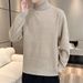 Men’s High Neck Knit Sweater – Lightweight Loose Fit Pullover (8 Colors, Korean Style)_viptrois.com