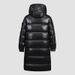 Hat Detachable Knee Length 2025 Winter New Zipper Pocket White Duck Down Warm Jacket Trendy_viptrois.com
