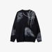 3D Chain Print Sweater – Oversized Unisex Pullover (Viscose Blend, Textured Graphic, Drop Shoulder, Streetwear Essential, Instagram Aesthetic)_viptrois.com