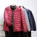 Pure 2023 Autumn Winter Down Jacket Men Round Neck Lightweight Short New Large Size Korean Version Slim Fit Fashion Casual_viptrois.com