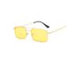 Double Beam Square Metal Sunglasses Trendy All Match Personality Sunglasses For Men And Women_viptrois.com