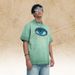 street Style Plaid Print Reverse-dyed Distressed Frayed Edge Washed Men's T-shirt Trendy Brand T-shirt_viptrois.com