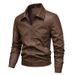 Men's Clothing New Leather Jacket For Men Spring Men Slim Lapel Jacket Men's Tops Windproof Casual Jacket Men_viptrois.com