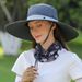 Women's 12CM Wide Brim Sun Hat - UPF 50+ Full Face & Neck Protection For Hiking & Travel (Summer Outdoor Essential)_viptrois.com