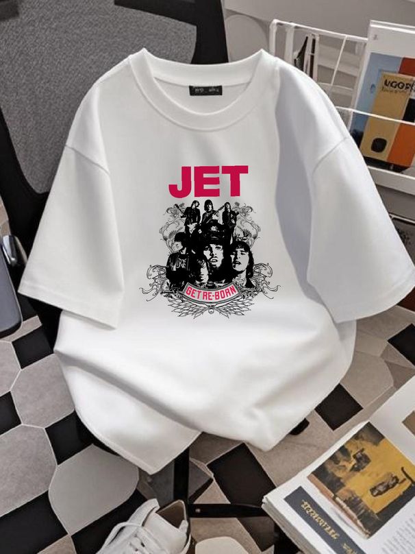 JET Australian Rock Band Get Re-Born T-shirt M-3XL Stretched Versatile Comfortable Soft Breathable Unisex Fashion Stylish Slightly Homme_viptrois.com