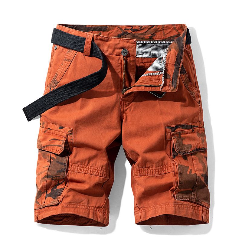 New Style Men's Camouflage Pattern Work Pants With Belt, Casual And Loose Fit For Men_viptrois.com
