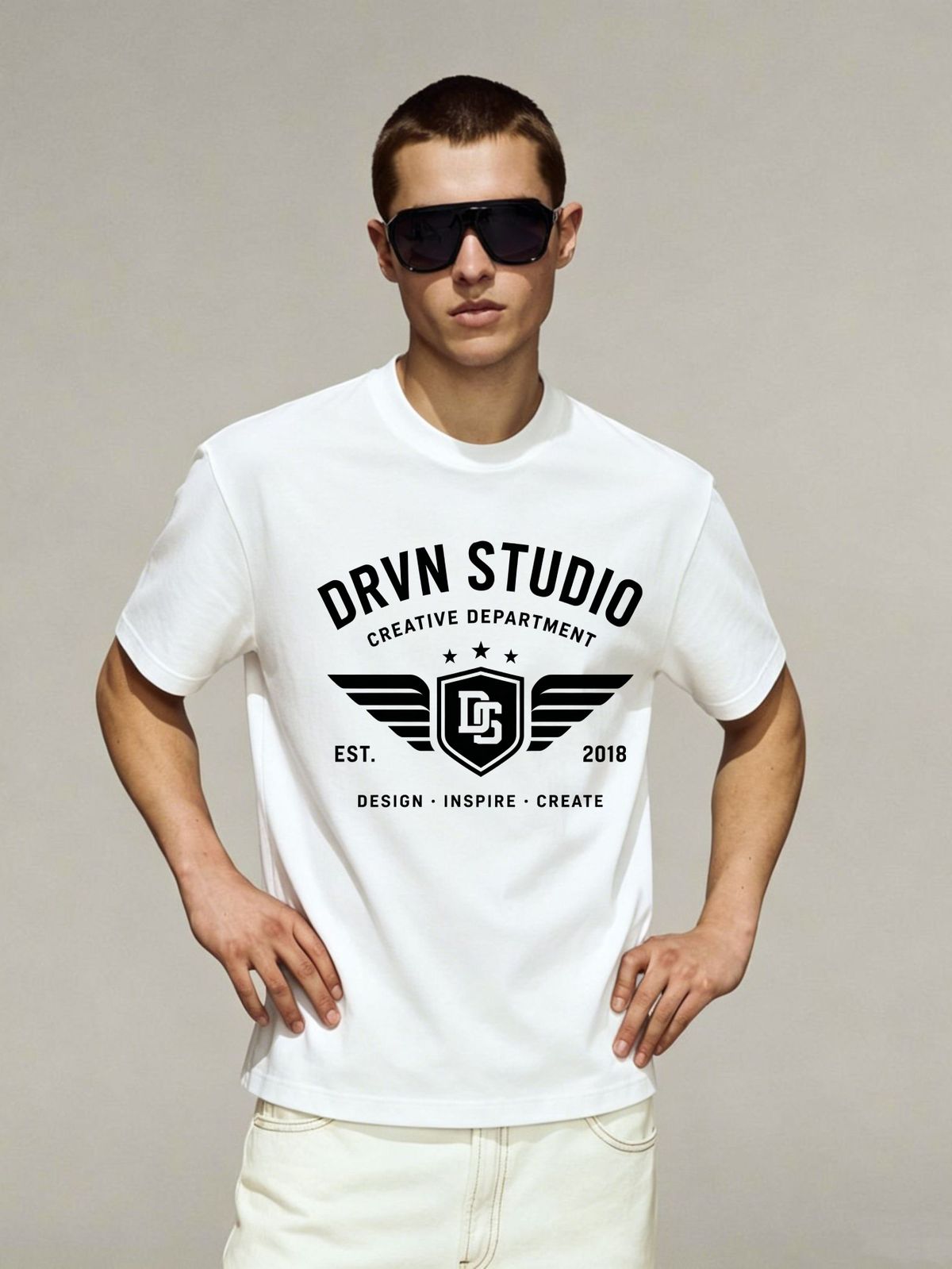 Urban Relaxed Fit Vintage Classic 1987 Cotton T-Shirt Men's Everyday Casual Streetwear Tee_viptrois.com