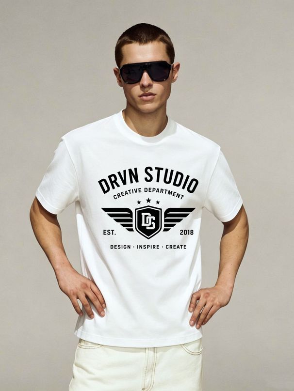 Urban Relaxed Fit Vintage Classic 1987 Cotton T-Shirt Men's Everyday Casual Streetwear Tee_viptrois.com