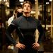 Men's Semi-Zip Long Sleeve Athletic Shirt Breathable Mesh Slim Fit Quick Dry Workout Top for Training And Sports_viptrois.com