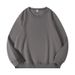 Unisex Fleece-Lined Oversized Crewneck Sweatshirt – 360g Cotton Blend, Warm & Comfortable, 20 Colors, Anti-Wrinkle (M-5XL)_viptrois.com