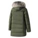 Men's Plus Size Detachable Hooded Winter Parka With Faux Fur Trim – Heavyweight Long Coat For Cold Weather_viptrois.com