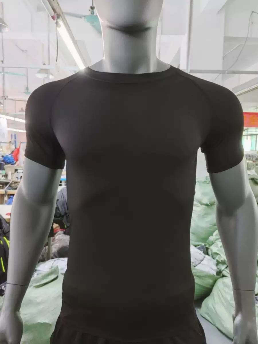 2025 Spring And Summer Fitness Clothing Men's High Elastic Basketball Sports Set Running Speed Dry Breathable Tight Clothing Training Clothing_viptrois.com