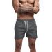 UXH Men's Lightweight Four-Way Stretch Woven Quick-Dry Loose Fashion Solid Color Running Fitness Shorts_viptrois.com