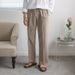 Men's Clothing Linen Nine Point Pants Trendy Loose Wide Leg Trousers Trendy Summer Thin Cotton And Linen Casual Pants_viptrois.com