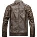Men’s Genuine Leather Jacket – Classic Biker Style (Brown, Black, Earthy Yellow, M-5XL)_viptrois.com