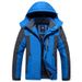 Men's Clothing Sports Outdoor Men's Fleece-lined Thickened Single-layer Rush Clothes Winter Warm Large Size Cotton-padded Soft Mountaineering Suit_viptrois.com