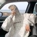 Loom Loom Autumn Winter Thickened Dirty Cloth Embroidered Hooded Men's Loose Casual Retro Sweatshirt Jacket_viptrois.com