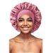 solid color wide brim elastic adult sleeping cap men and women fashion hair care beauty shower cap satin chemotherapy cap_viptrois.com