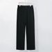 Men's Clothing New Spring And Summer Drape Business Trousers Men's Ice Silk Elastic Waist Small Trousers Casual Straight Trousers_viptrois.com