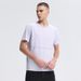 Men's Clothing Summer Ice Silk Short Sleeved T Shirt Thin Sports Leisure Breathable Quick Drying Running Training Clothes_viptrois.com