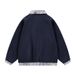 American Style Design Plaid Collar Patchwork Jacket For Men And Women, Autumn 2025 New Loose Casual Coat_viptrois.com