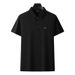Paisenlong Summer Light Business Brocade Ammonia Seamless Ice Silk Short Sleeved Shirt Solid Color Middle Aged Men's 117_viptrois.com