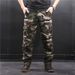 Fashionable Casual Workwear Camouflage Pants Military Loose Multi Pocket Cool Pants_viptrois.com