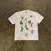 250g Heavyweight Cotton American Style Oversized Cat Print T-Shirt Loose Fit Short Sleeve Casual Top for Men Y2K Retro Daily Wear_viptrois.com