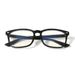 New Color Changing Blue Light Radiation Protection Flat Glasses Rivet Square Frame Flat Glasses Big Face Slim Men And Women_viptrois.com