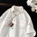Men's Clothing Spot Summer Japanese Retro Shirt Men New Niche Design Trend Casual Half Sleeved Shirt_viptrois.com