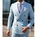 Men's Clothing Suit Men's Suit Two Piece Suit Slim Fit Business Groomsmen Casual Suit_viptrois.com