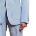 Men’s Clothing Men's Casual Blue Striped Seersucker Slim Fit Suit Jacket Business Gentleman Suit Trend_viptrois.com